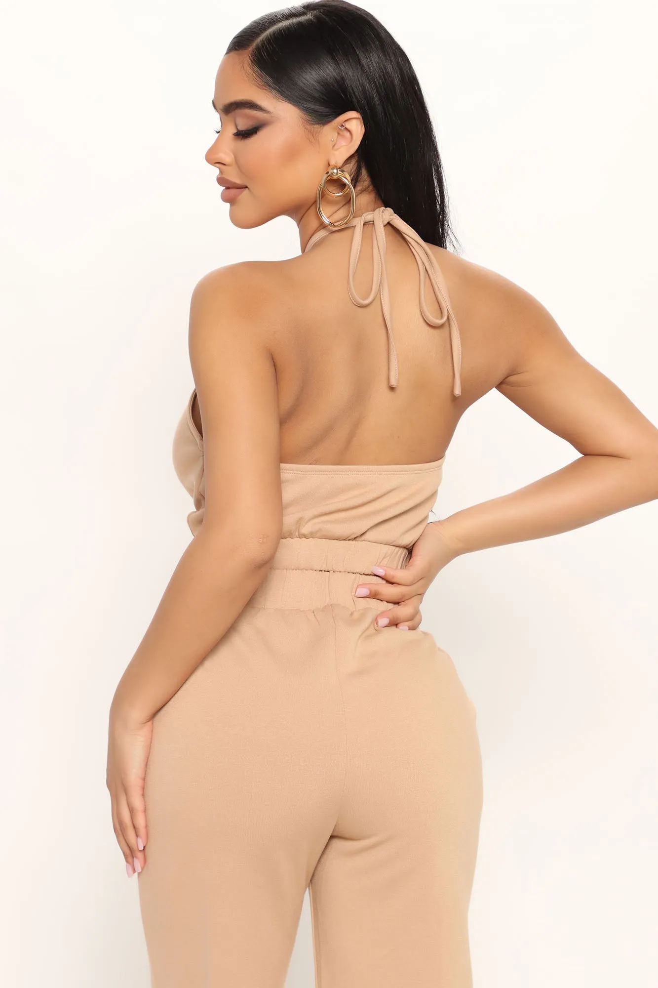 Been Through Enough Pant Set - Tan