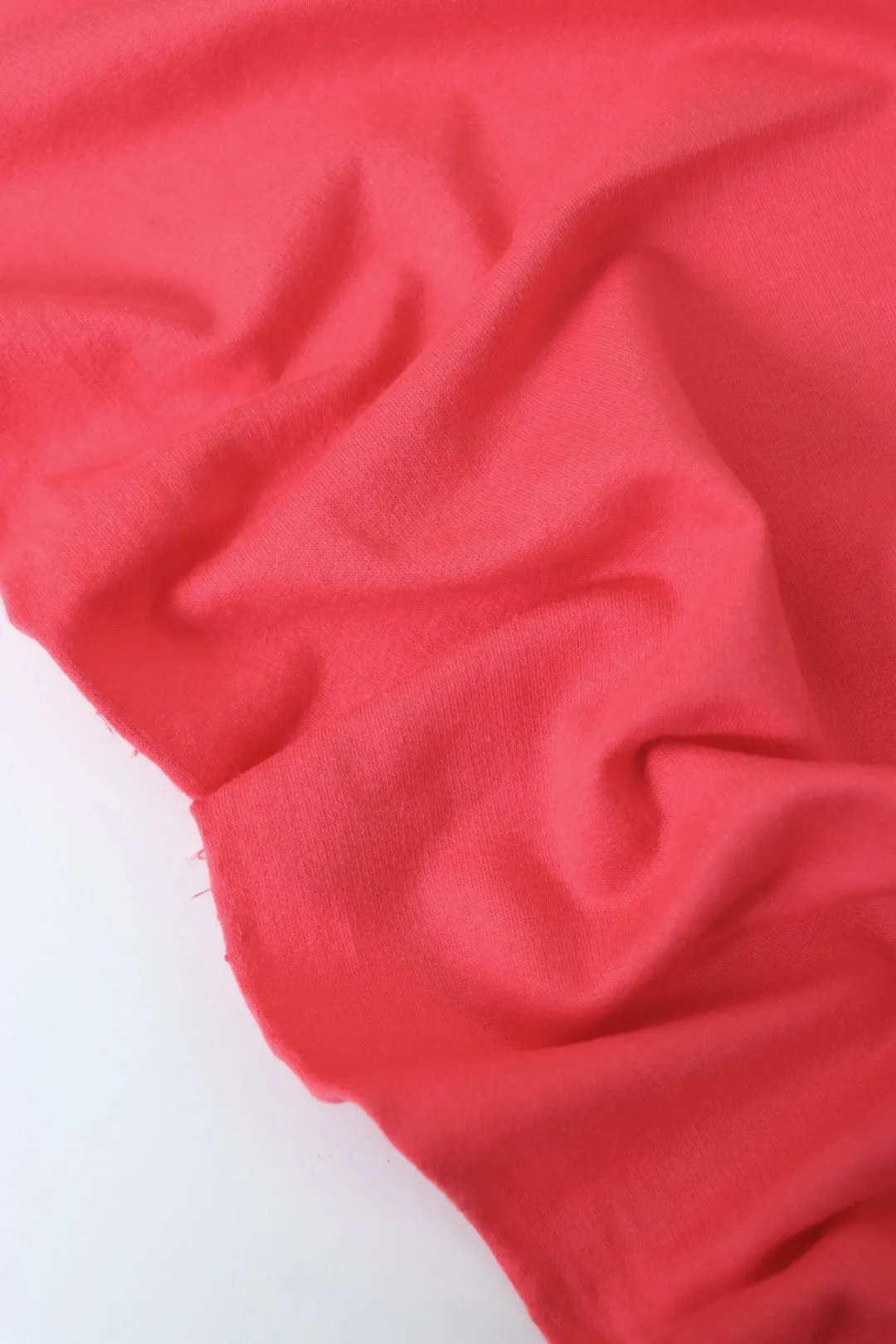 Coral Cotton Spandex French Terry