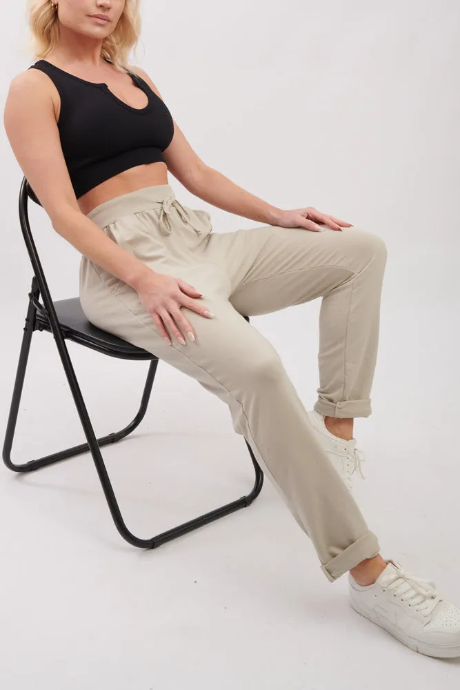 DRAWSTRING POCKET JOGGERS