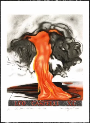 Flame Still Dances on Leo's Book (Leo Castelli 90th Birthday Portfolio), 1997