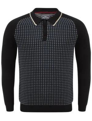 Men's Le Shark  Navy Long Sleeved Polo Shirt