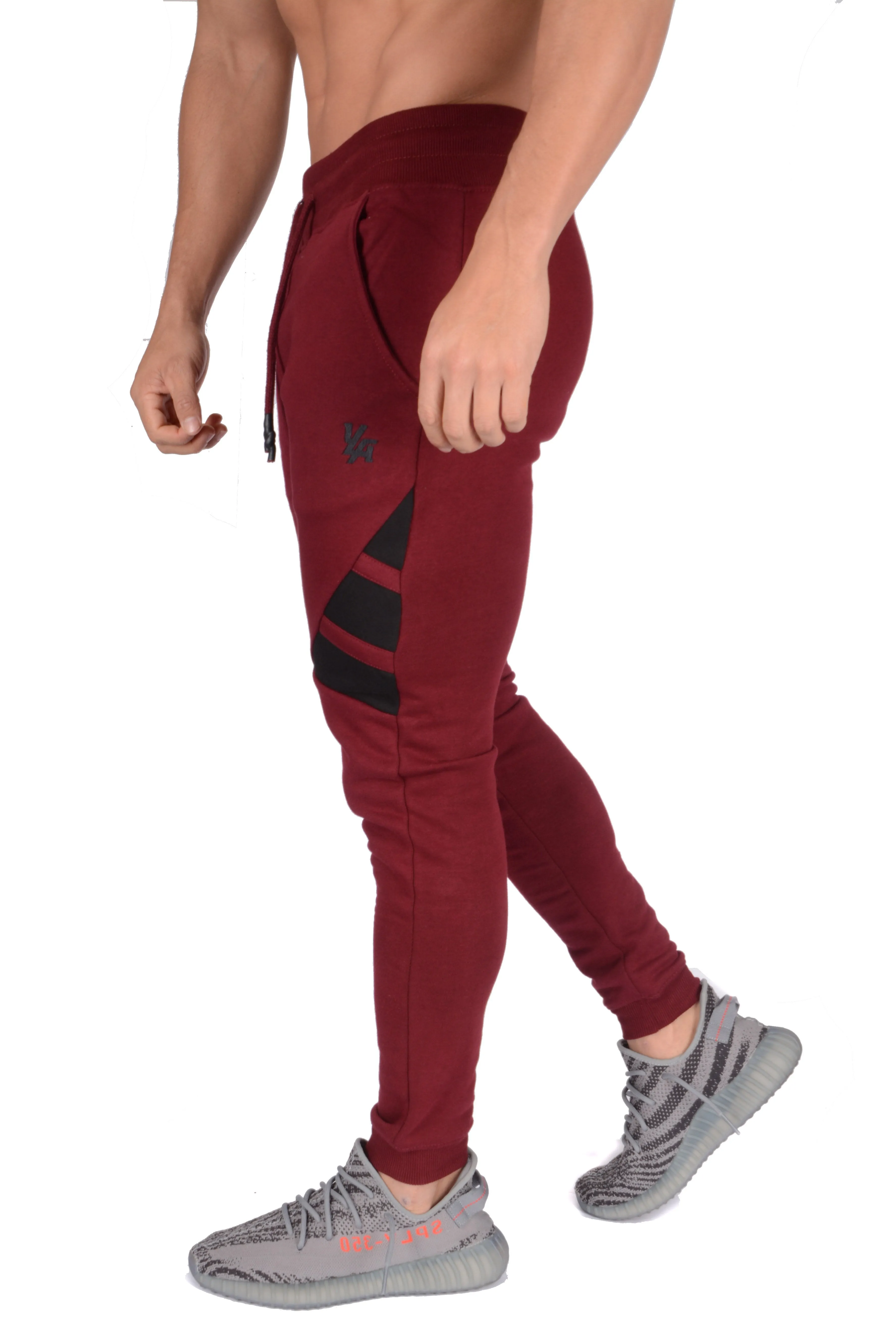 YoungLA 3 Stripe Fitted Jogger Pants 221